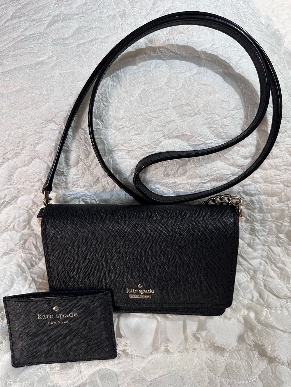 ♠️ Kate Spade Cameron Street Shreya Crossbody Bag & Saffiano Leather Card Holder